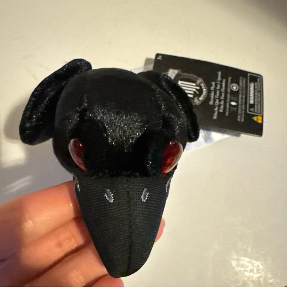 2024 Disney Parks Haunted Mansion 55th Raven Crow Shoulder Pal Magnet Plush D23